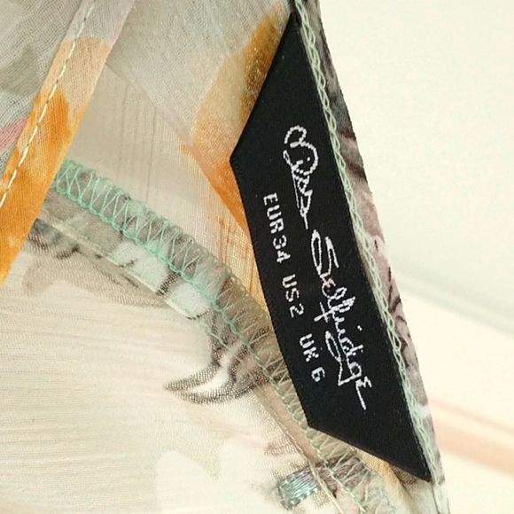 NWOT Miss Selfridge Shear floral print blouse - Picture 4 of 5